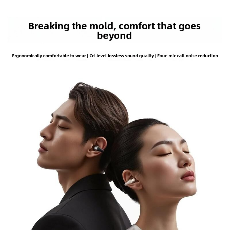 Ear Clip AI Translation Bluetooth Earphones Wireless Sports Headphones Not in Ear Earbuds Long Battery Life Translator Headsets - Image 3