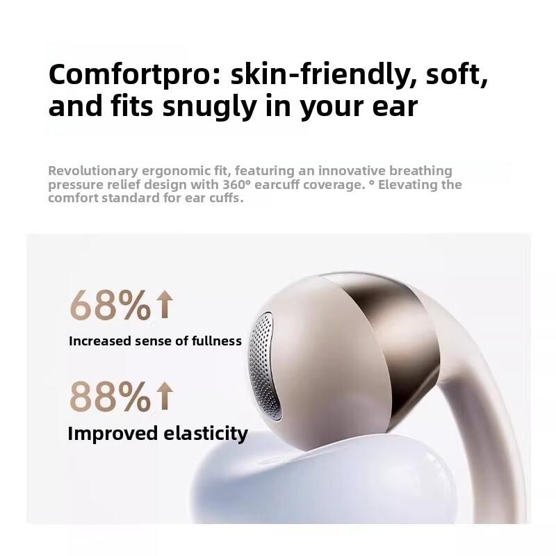 Ear Clip AI Translation Bluetooth Earphones Wireless Sports Headphones Not in Ear Earbuds Long Battery Life Translator Headsets - Image 4