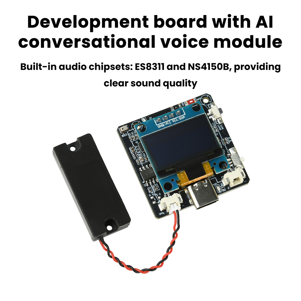 ESP32-C3 0.96-Inch Screen Development Board AI dialogue Voice Chat Module Supports Xiaozhi/Deepseek/Intelligent AI Large Models - Image 5