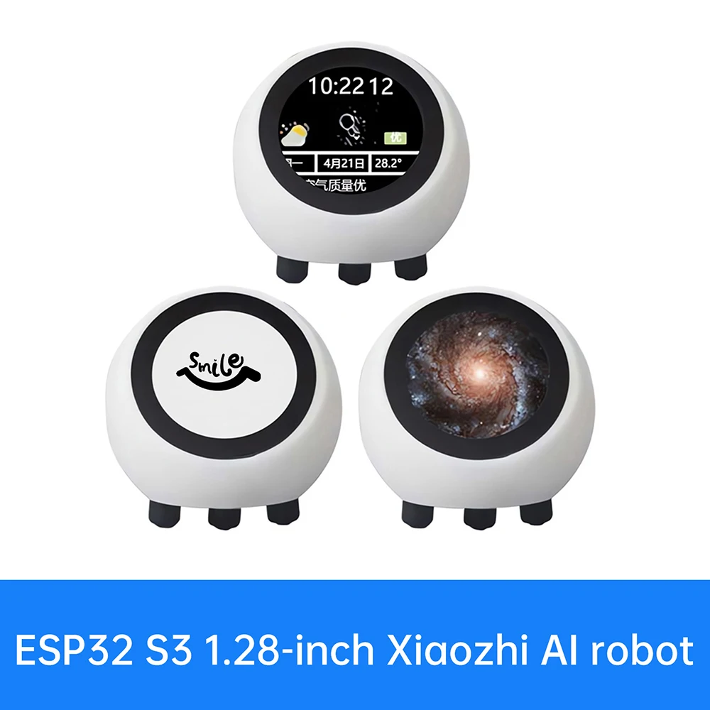 ESP32-S3 Voice Module With 1.28 Inch Display Screen Xiaozhi AI Deepseek Artificial Intelligence Voice Robot Development Board