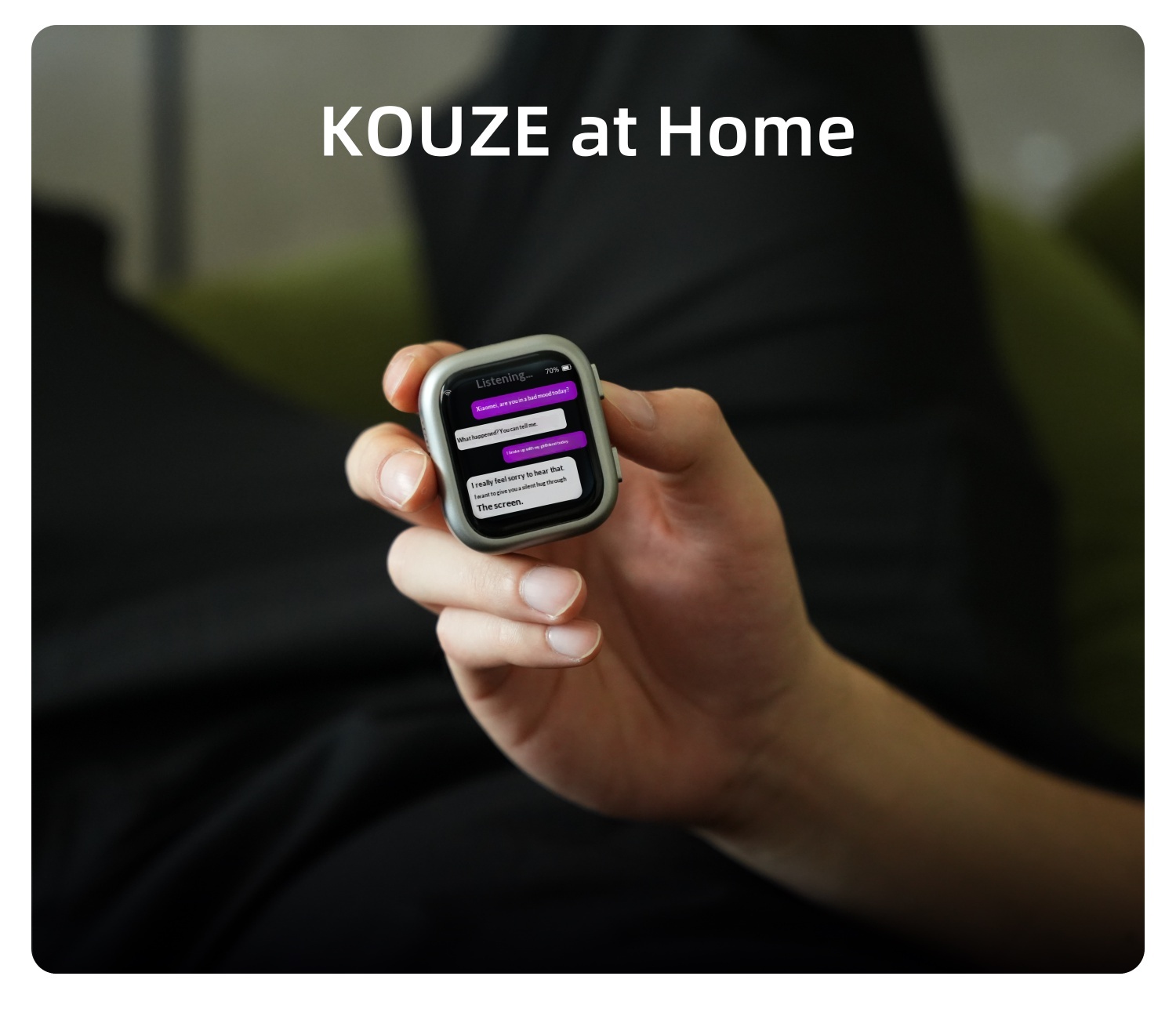 Kouze K1 Pro AI Agent Wearable Intelligent Robot Voice Interaction 1.83inch Touch Screen Portable Magnetic Attachment AI Robot - Image 6