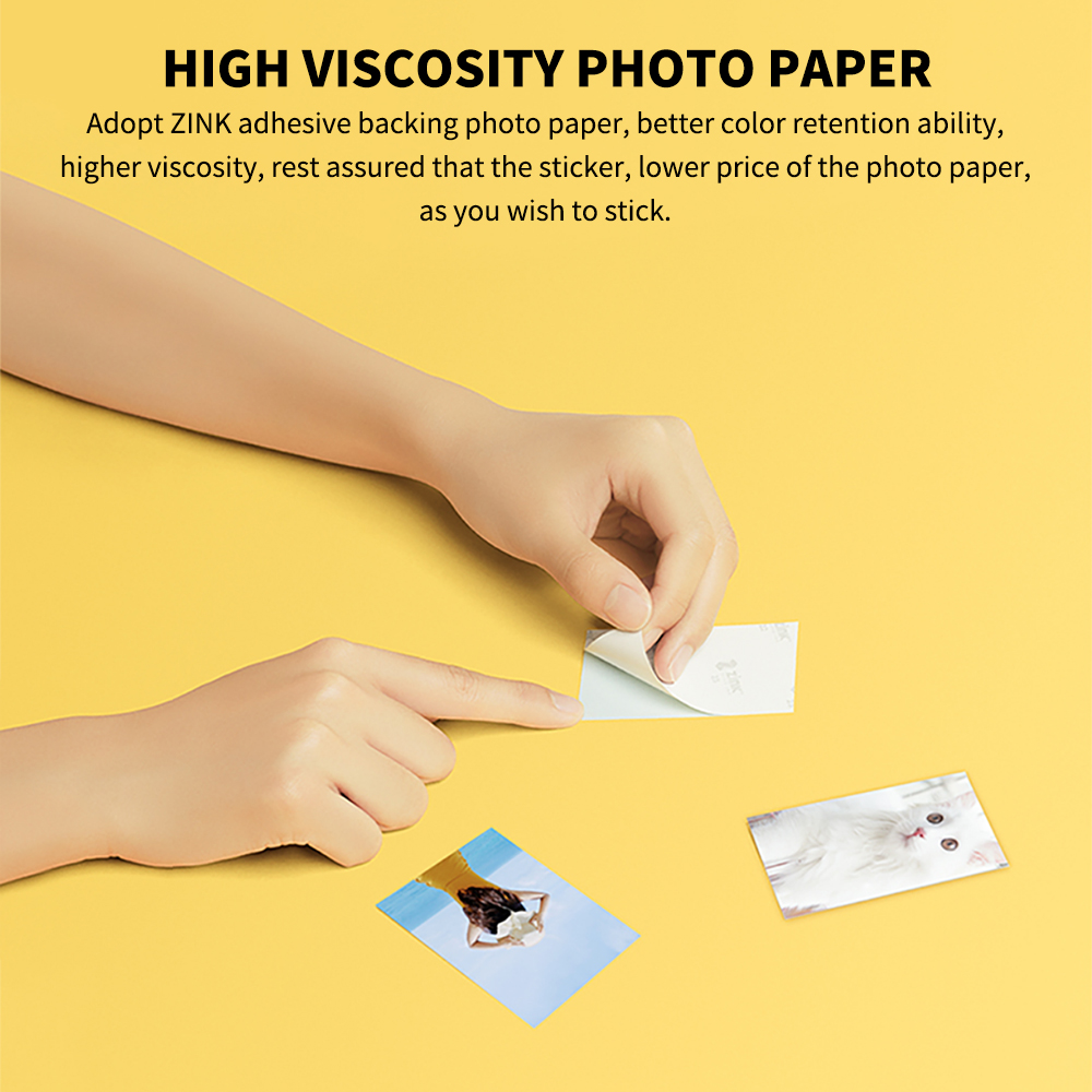 MIJIA AR Printer 300dpi Portable Photo Mini Pocket With DIY Share Picture Printer, case or Photo Paper, Work With Mihome APP - Image 5