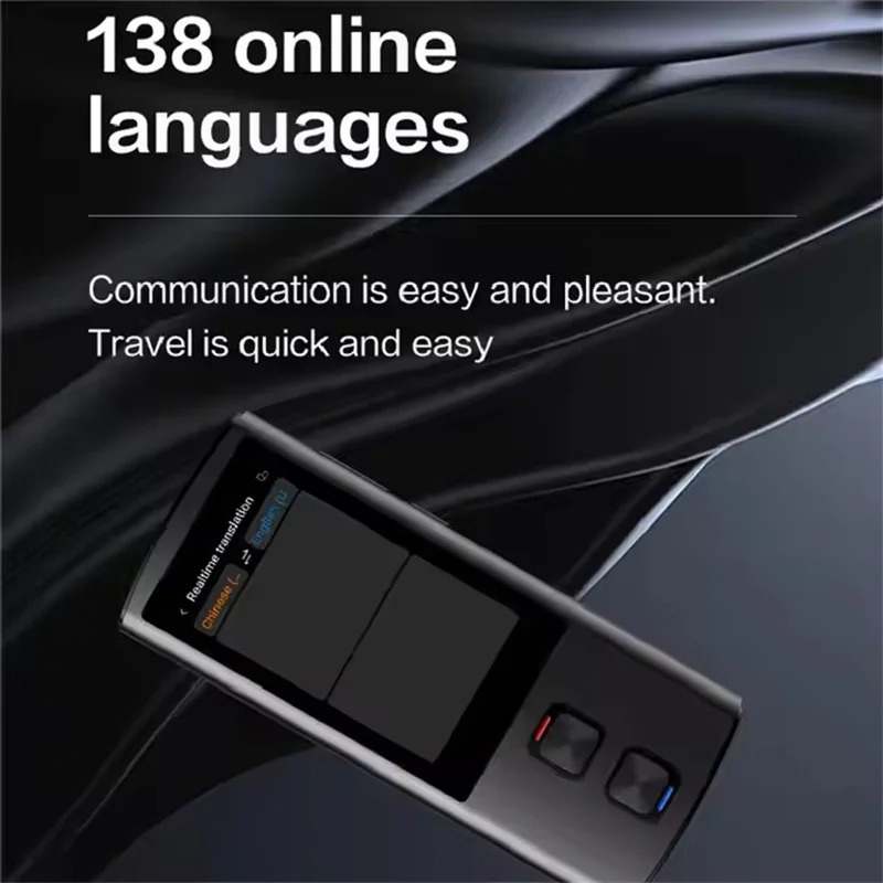Portable T17 Instant Voice Translation Recording 138 Language Real Time Smart Offline Translation Machine AI Learning Conversion - Image 5