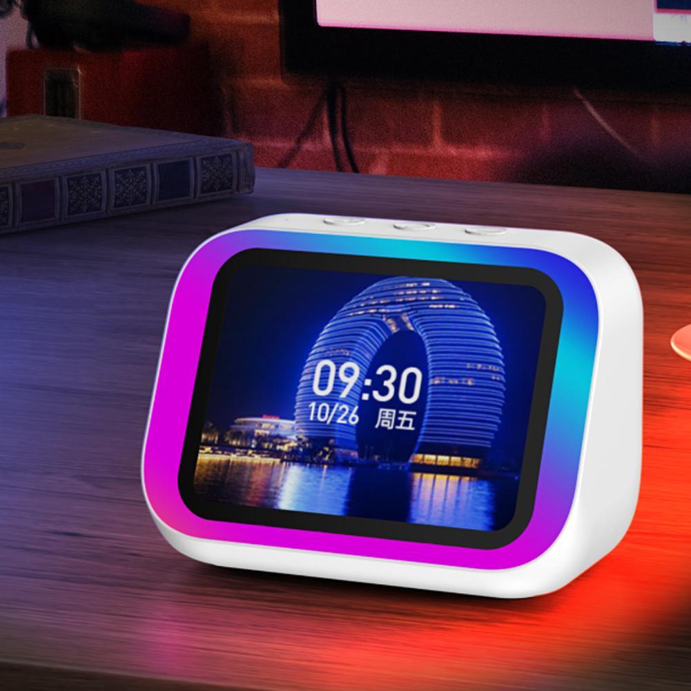 Smart Alarm Clock Bluetooth Speaker AI Intelligent Wireless Weather Display Night Light Music Stories Player Perfect Gift - Image 4