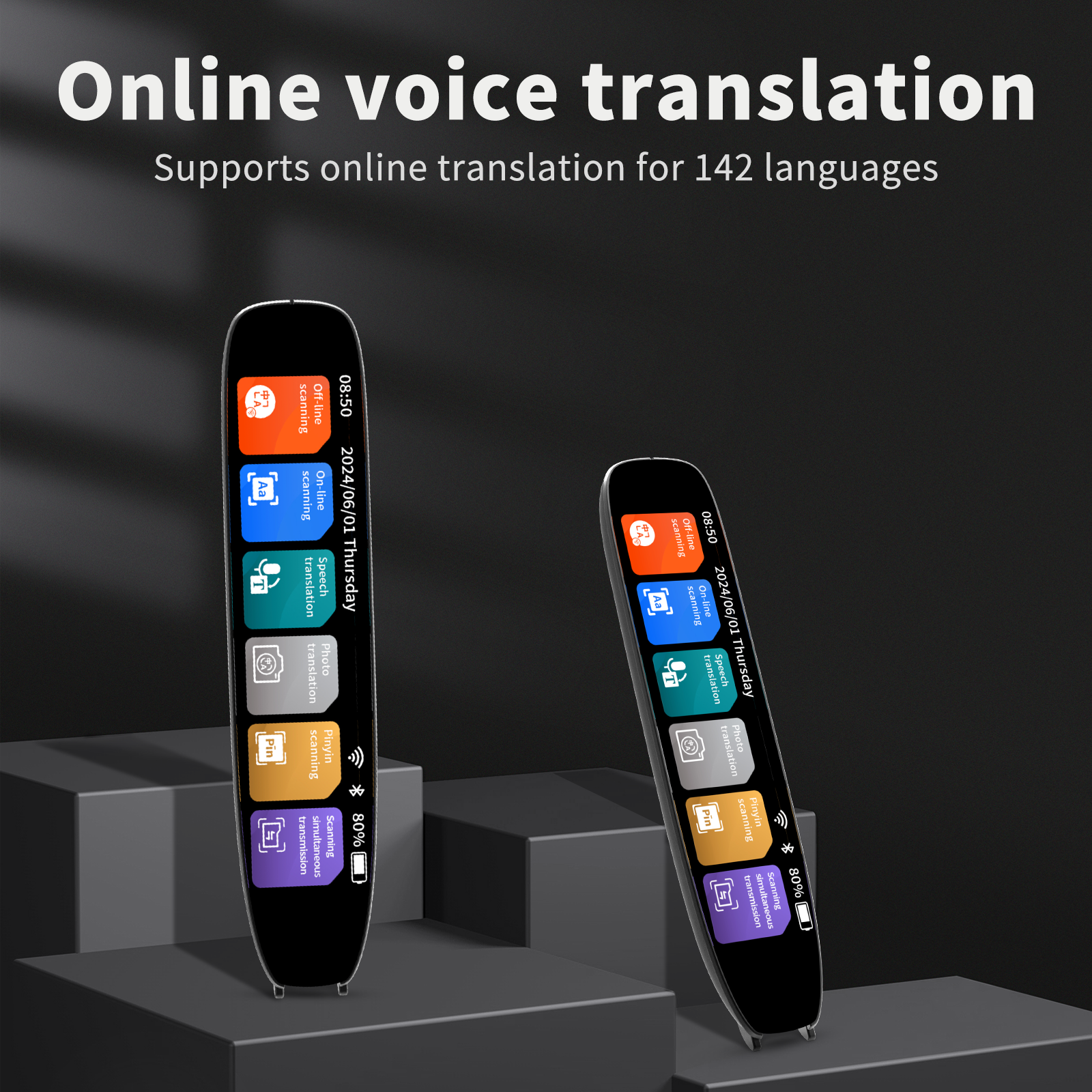 Smart Voice Translator 142 Languages WIFI Scan Translation Pen Ai OID PEN Scanning Translation Pen For Business Travel Abroad - Image 4