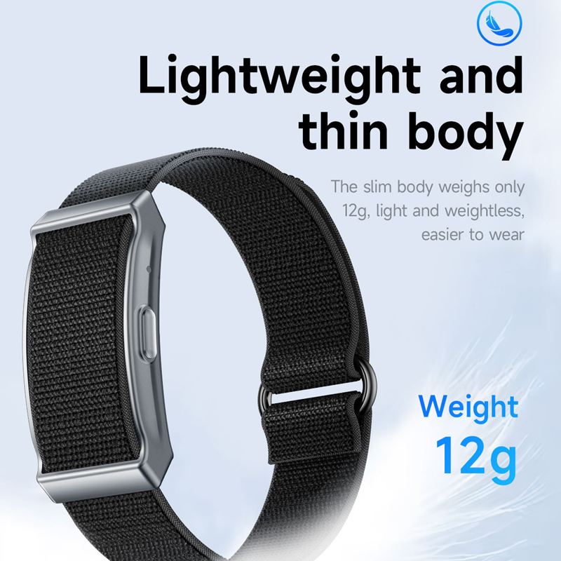 Smart Wristband Screenless Heart Rate Blood Oxygen Fitness Traker Heart Rate Bluetooth Waterproof Miband AI Body Measurement - Image 3