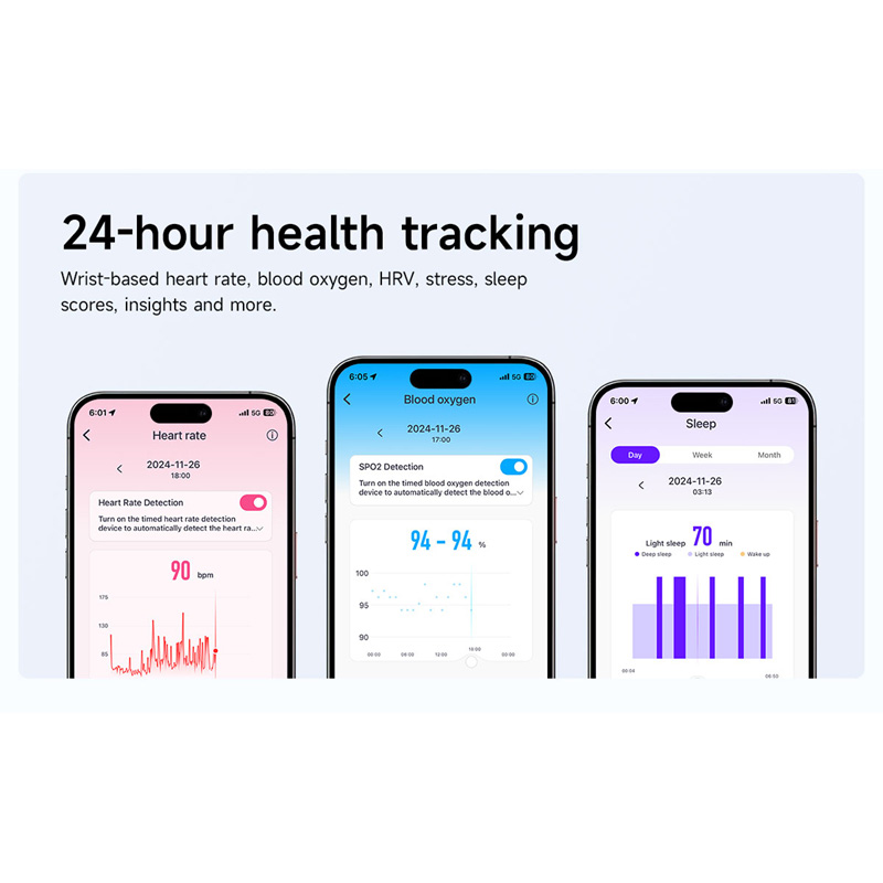 Smart Wristband Screenless Heart Rate Blood Oxygen Fitness Traker Heart Rate Bluetooth Waterproof Miband AI Body Measurement - Image 6