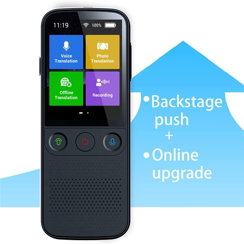 T10 Pro Portable Audio Translation 138 Language Smart Translator Offline in Real Time Recording AI Voice Photo Translator Device - Image 3