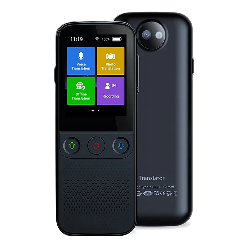 T10 Pro Portable Audio Translation 138 Language Smart Translator Offline in Real Time Recording AI Voice Photo Translator Device - Image 5