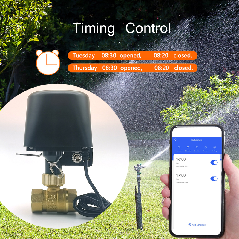 Tuya Zigbee WIFI Smart Water Valve DN15 DN20 DN25 Home Automation Control Faucet Timer Support Alexa Google Assistant Smart Life - Image 5
