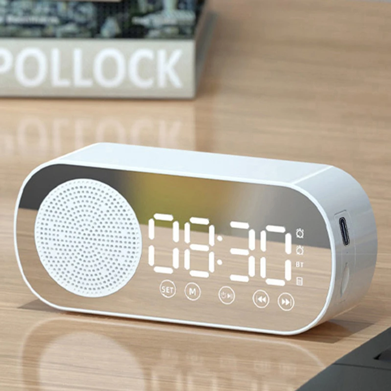 Wireless Bluetooth Speaker, Multi-functional Loud Subwoofer Clock, Mini AI Smart Alarm Clock Speaker - Image 4