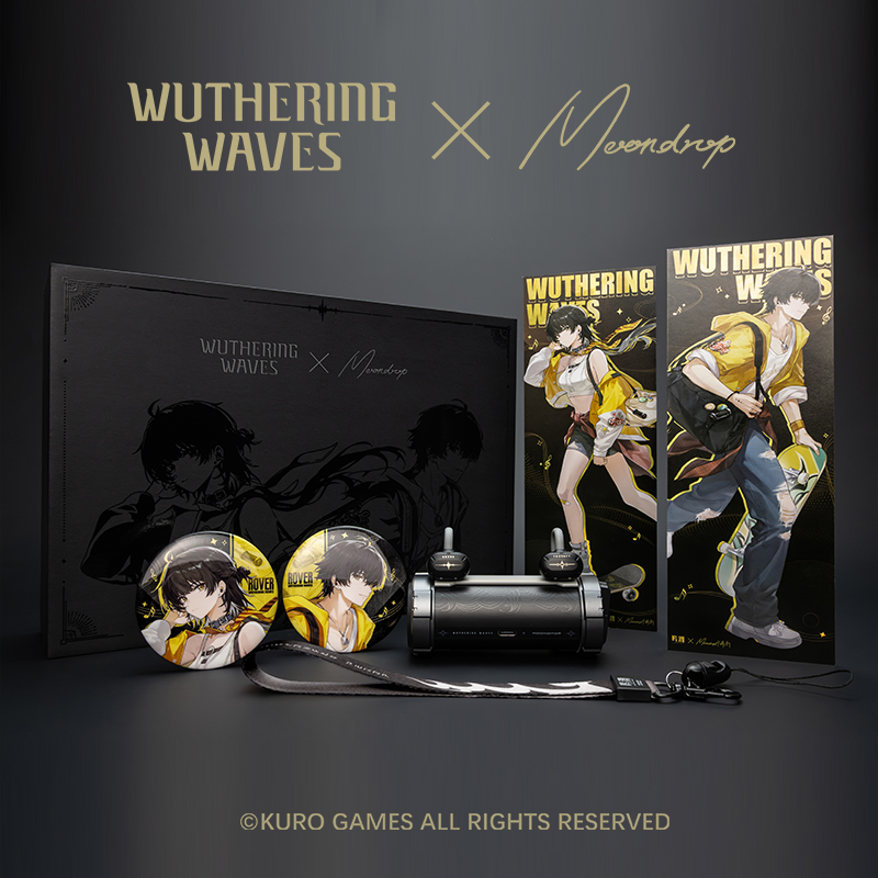 Wuthering Waves X MOONDROP U.C.T.S. OWS Ear Clip Headphones Bluetooth 6.0 Earphone LHDC-V HiFi Transmission AI Noise Cancelling - Image 6