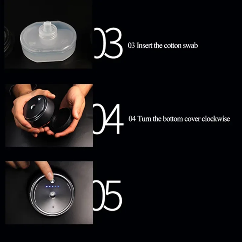 XMSJ Intelligent Car Scents Aromas Machine Fragrance Diffusers Freshener Elegantly Designed Mini Perfume Machine Multiple Gears - Image 5