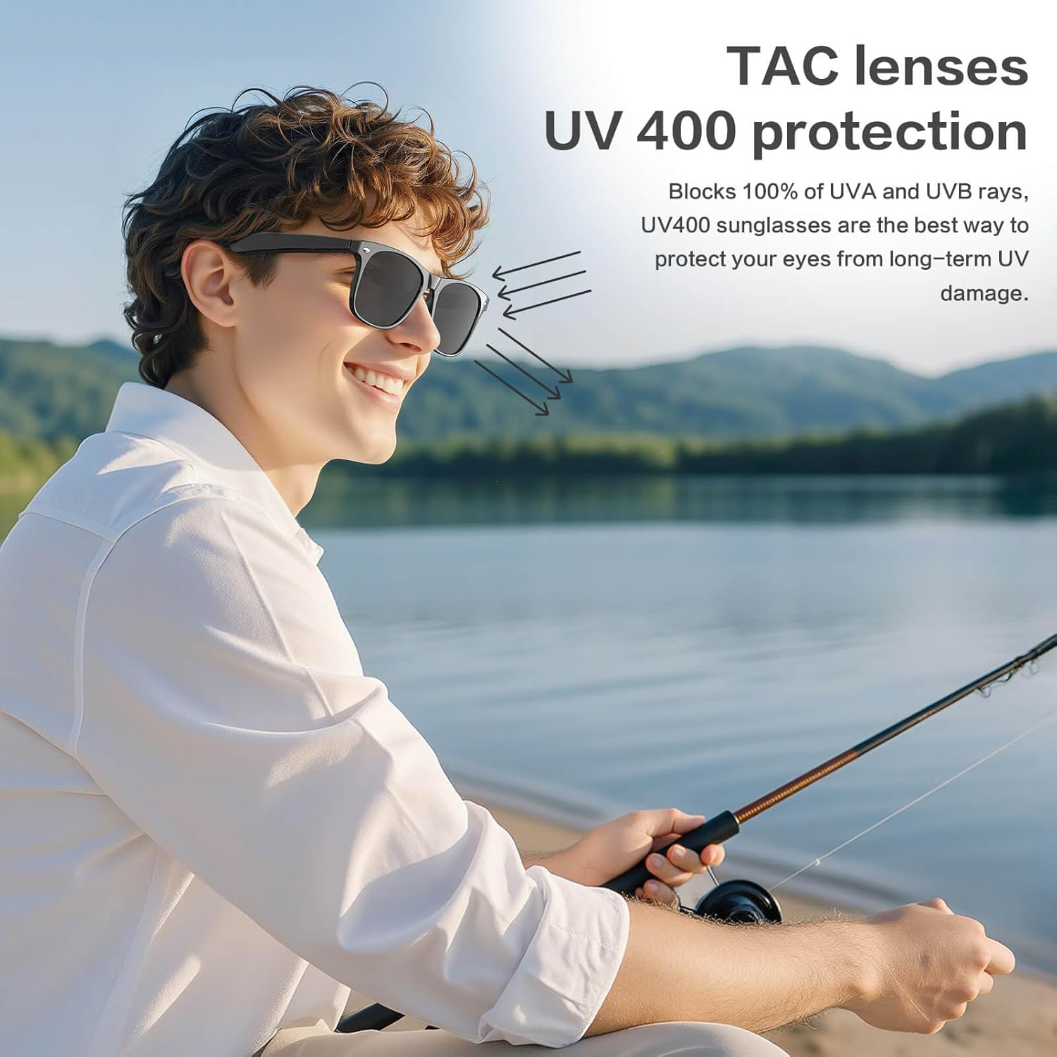 New 8 Million Pixels Camera Smart Glasses Recording Videos AI Photo Recognition Answer Translation Waterproof Blue light Glasses - Image 6