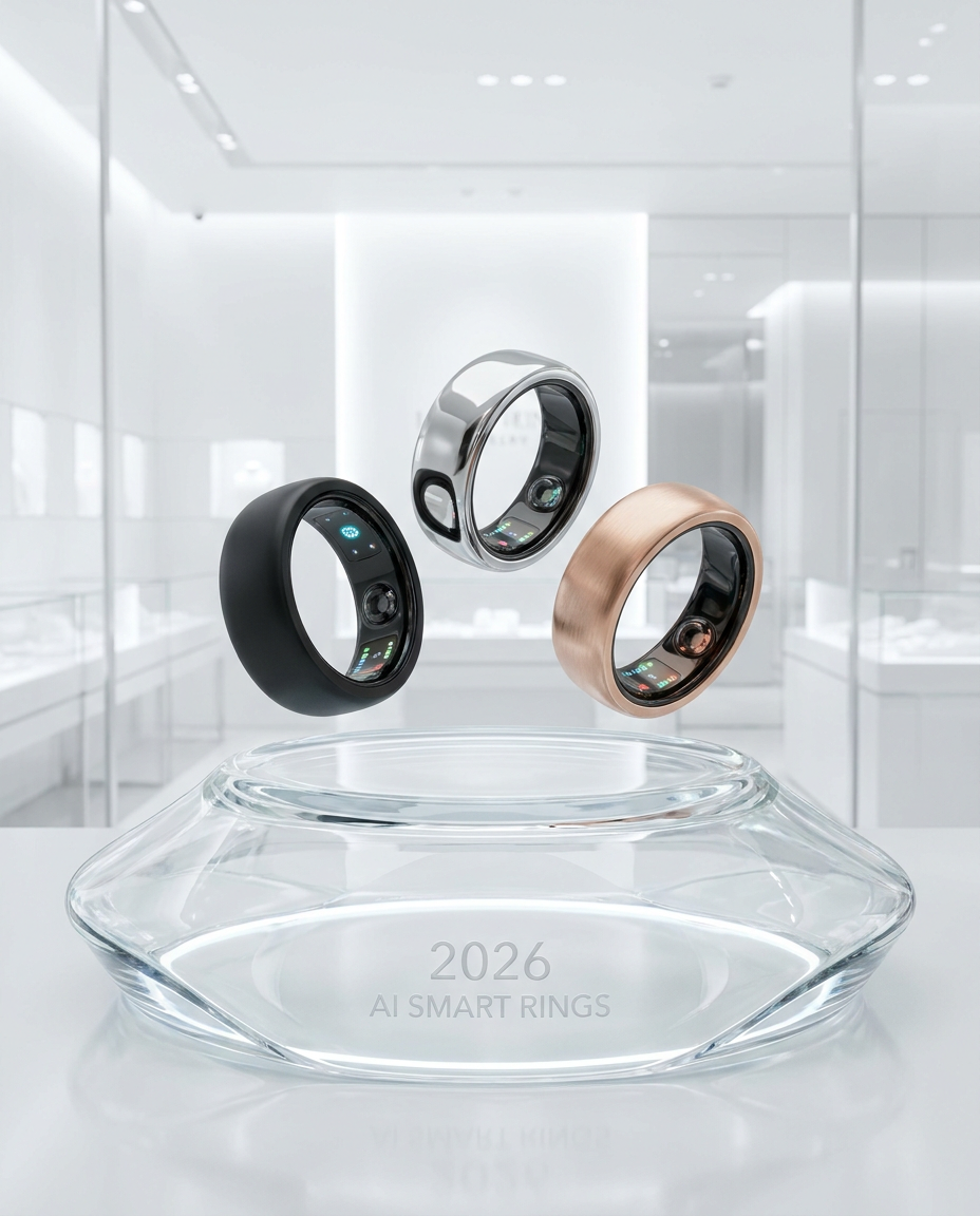 2026 AI Smart Ring - Titanium Alloy Fitness Tracker, Heart Rate & SpO2 Monitor - Image 6