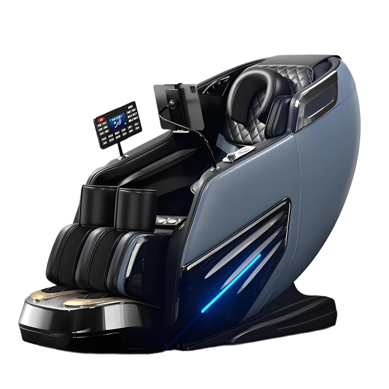 2026 Upgrade 6D Jade Roller Full Body Massage Chair AI Voice Control Zero Gravity Auto Body Scan Home Relax Sofa Chair 1