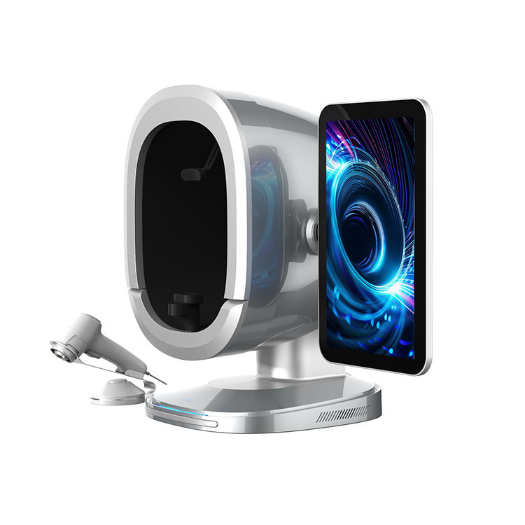 AI Skin Analyzer Machine with WiFi Auto Face Recognition 3D Analysis 10 Skin Problems Detection Face Scanner - 30M Clinical Data