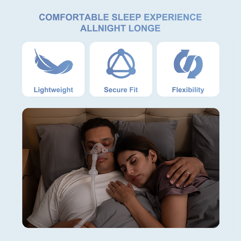 New Auto Mini CPAP/APAP Bluetooth Bilevel Ventilator Anti-Snoring and Apneai Maintain Optimal Humidity APP Monitoring with Mask