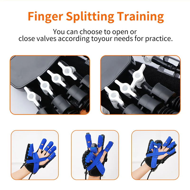 Rehabilitation Robot Gloves Stroke Hemiplegia Intelligent Massage Hand Function Robot Gloves Hand Rehabilitation Training Gloves - Image 4