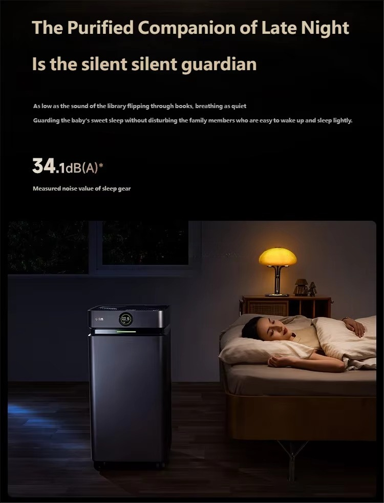 Smart AI for Beiang X7P Electric Standing Air Purifier with HEPA Filter Antibacterial & Humidify for Home Use - Image 4