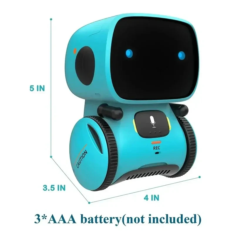 2026 Intelligent Multilingual Robot Toy - Voice & Touch Control Interactive Educational Gift for Kids (Russian/English/Spanish) - Image 3