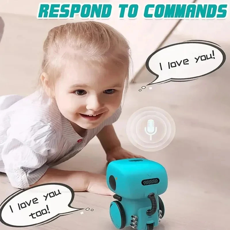 2026 Intelligent Multilingual Robot Toy - Voice & Touch Control Interactive Educational Gift for Kids (Russian/English/Spanish) - Image 4