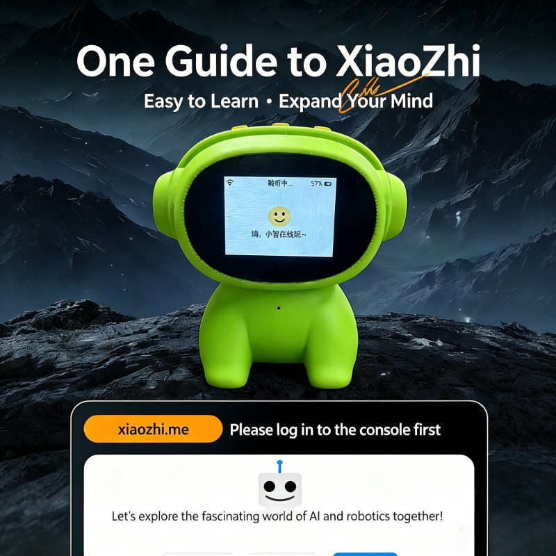 5th Gen XiaoZhi S3 AI Companion Robot | 2000mAh Battery, Custom AI Persona & Expressions, Smart Interactive Learning Toy for Kid - Image 4