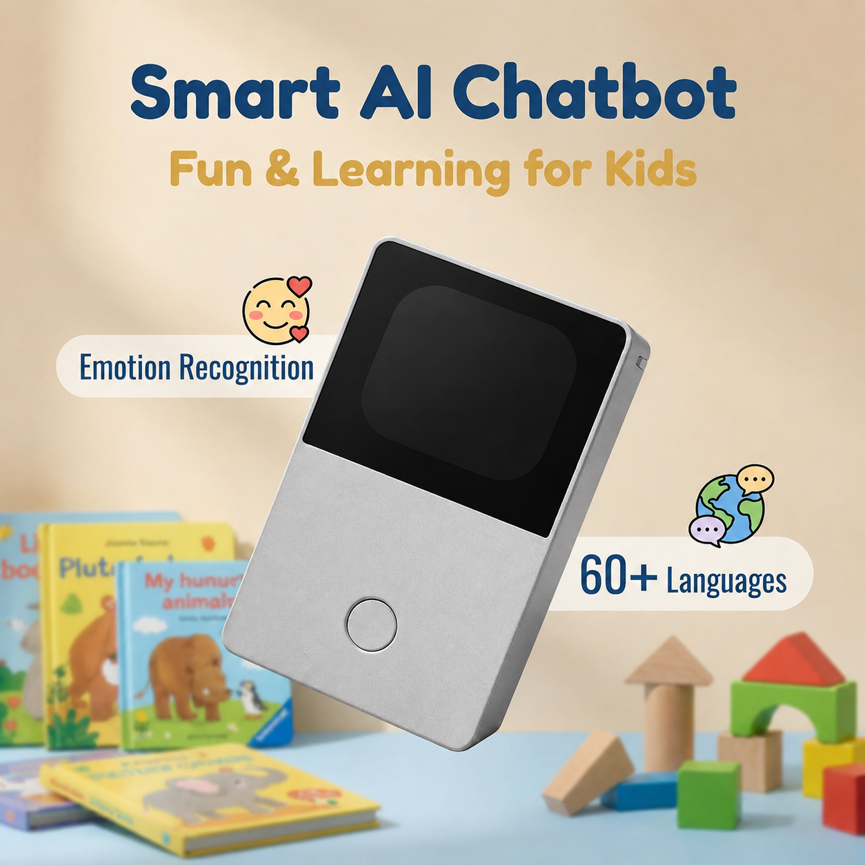 AI Chatbot Robot with Emotion Recognition, Multilingual Support