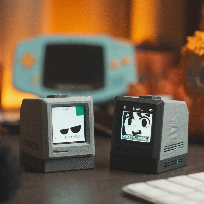 AI Desktop Robot Customizable DIY ESP32?S3MAX Retro Chat Robot Voice Dialogue Recognition Robot 3D Printing Voice Assistant Gift - Image 4