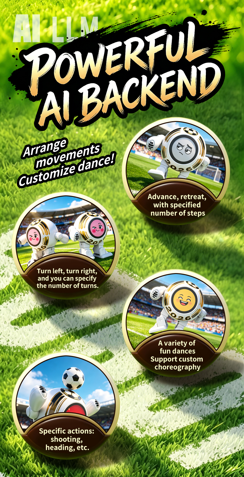 AI Desktop Robot Football Player Souvenir Edition Robot Intelligent Chatting Companion Autonomous Action Programming Kid Gifts