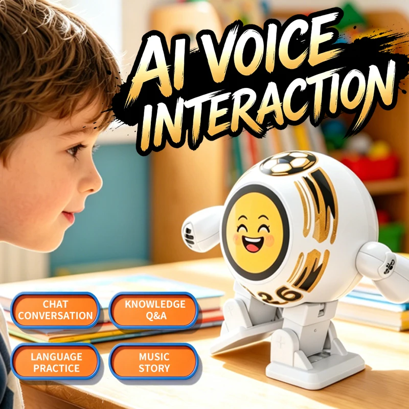 AI SOCCER PRO smart robot Chat conversation dance Action control USB charging AI robot Custom role A variety of AI big models - Image 3