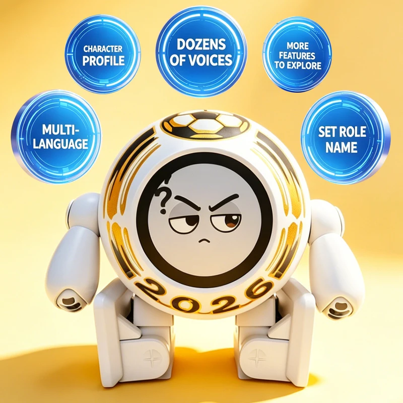 AI SOCCER PRO smart robot Chat conversation dance Action control USB charging AI robot Custom role A variety of AI big models - Image 4
