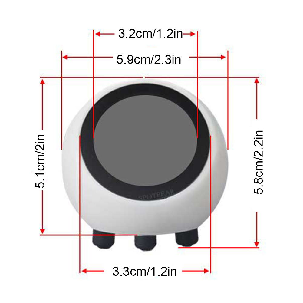 AI Voice Chat Robot No Touch Screen Multi-Function Smart Desktop Robot 1.28in Smart Assistant Robot for Home Office((No Battery) - Image 6