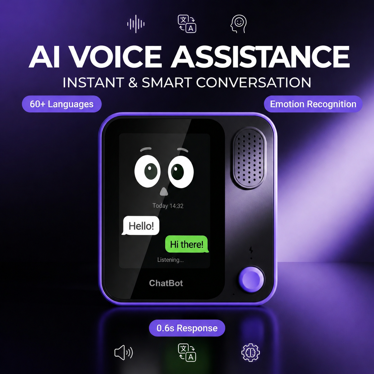 AI Voice Robot with Multilingual Support & Emotion Recognition