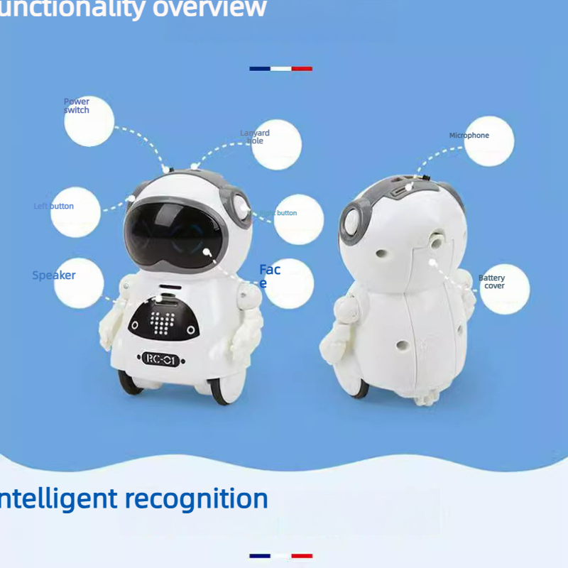 Children's Robot Can Talk Interactive Dialogue Voice Recognition Recording Singing and Dancing Storytelling Mini Smart Robot Toy - Image 4