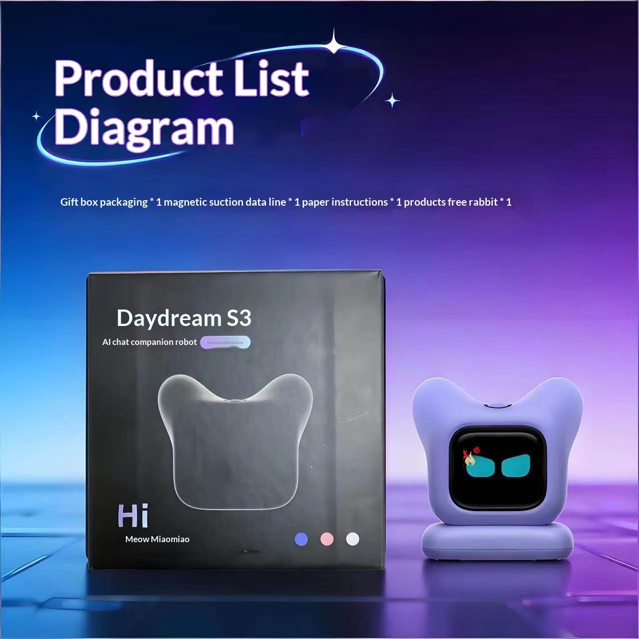 Daydream Talk Xiao Zhi Ai Smart Robot Companion Robot Intelligent Dialogue Emotional Companionship Wireless Intelligence Gifts