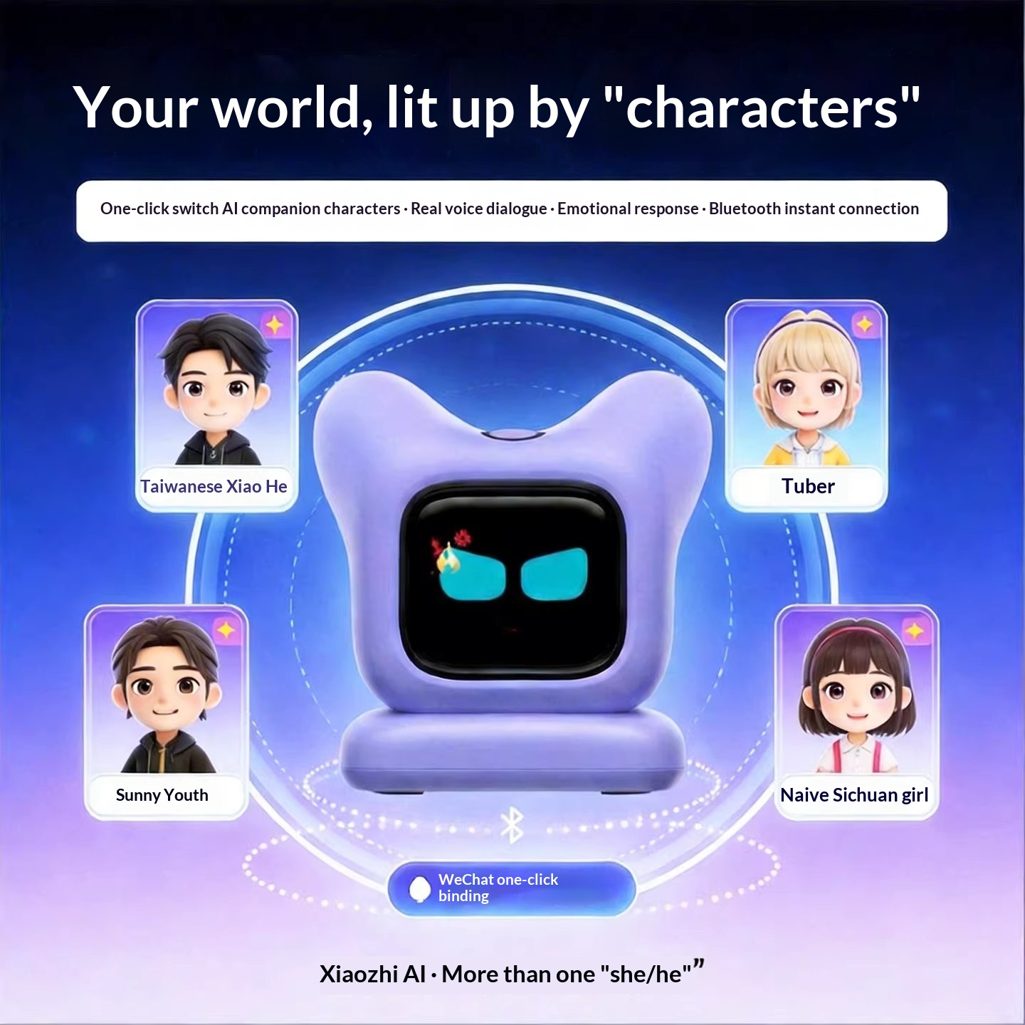Daydream Talk Xiao Zhi Ai Smart Robot Companion Robot Intelligent Dialogue Emotional Companionship Wireless Intelligence Gifts - Image 5
