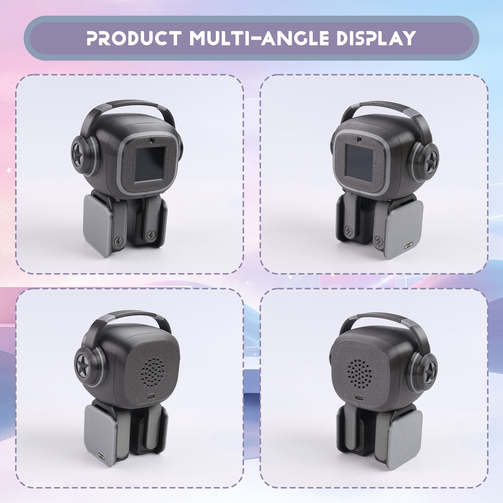 EMO AI Robot Multilingual Smart Chat Interactive Assistant, Dancing Robot Desktop Companion