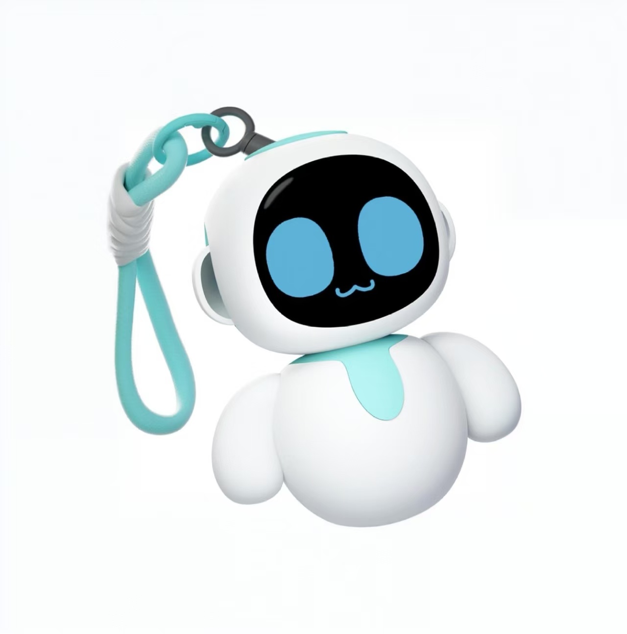 ENERGIZE LAB Eiliko Aquamarine  Your Tiny AI Charm Robot That Matches Every Daily Outfit, Fun Electronic Pendant Toys For Kids