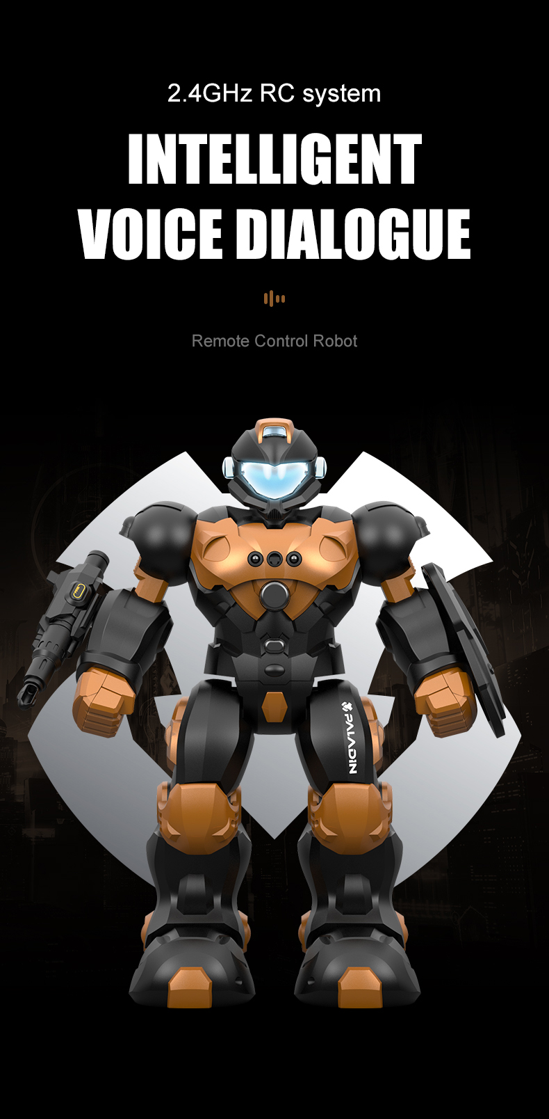 Gesture Sensing RC Robot Voice Control Programmable Robot Singing Dancing English Learning Interactive Toy for Children Boys