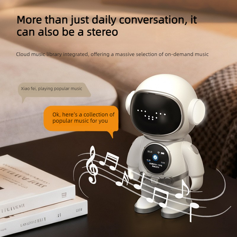 Intelligent AI Chat Robot Portable Story Astronaut Learning Interactive Educational Robot Toy WiFi Bluetooth Speaker - Image 3