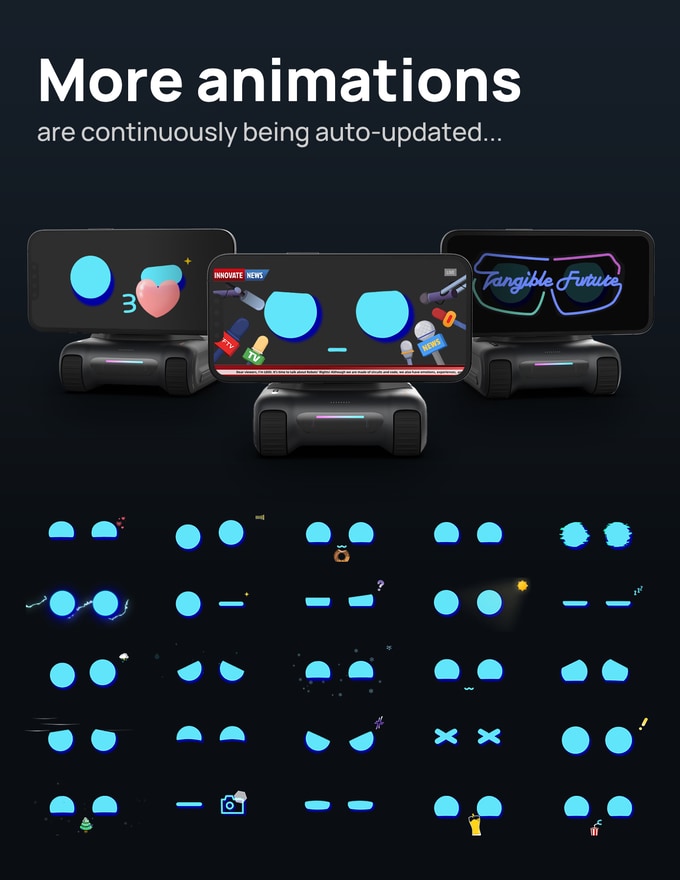 Looi AI Smart Robot, Digital Pet, Desktop Toy, Emotional Companion, Interactive Toy and Gift Suitable for Children and Adults