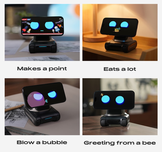Looi Robot Smartphone Looi Robot ChatGPT Large Model English Voice Dialogue Visual Recognition Interactive Smart Toy Gift - Image 3