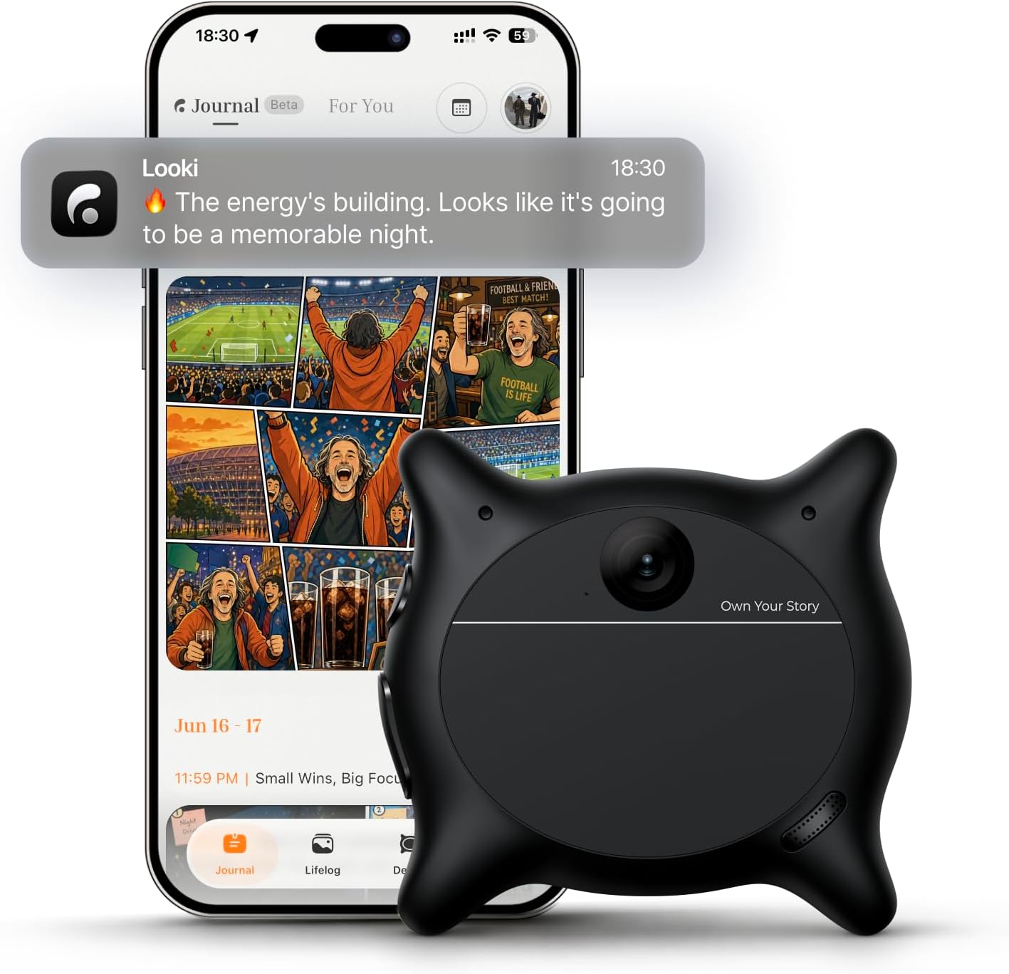 Looki L1 AI Life Assistant Automatically Generates Vlogs Multimodal AI Life Assistant Life Insights
