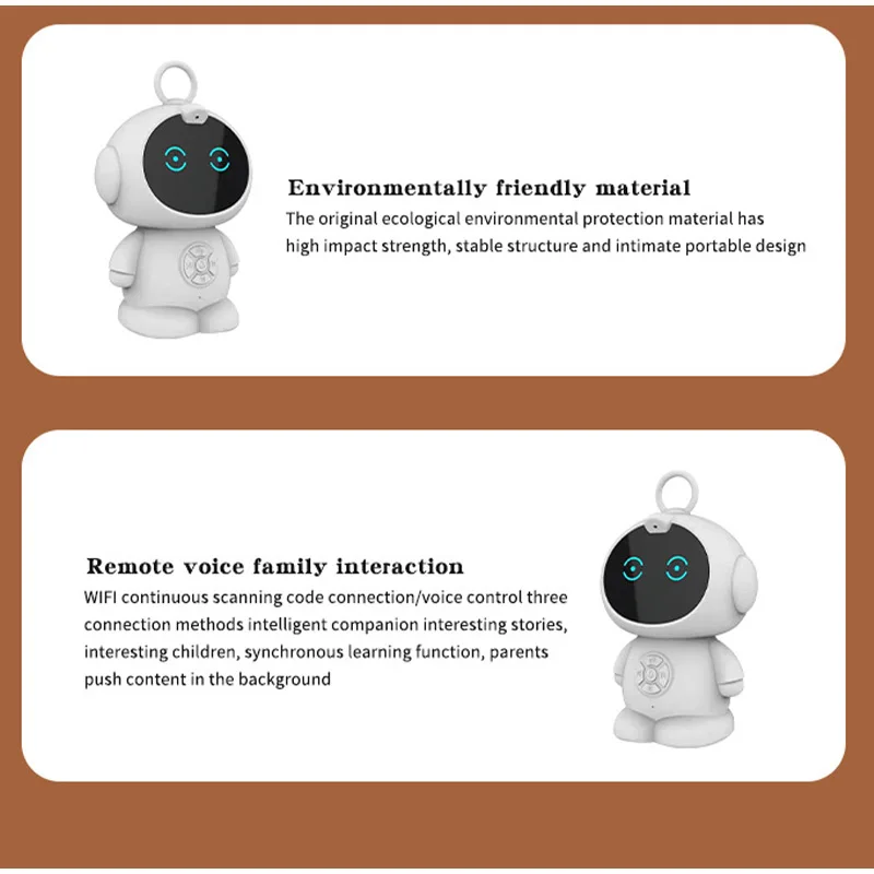 Smart AI Robot WiFi Early Education Toys for Children Speech Recognition & Voice Interactive Educational Learning Machine - Image 4