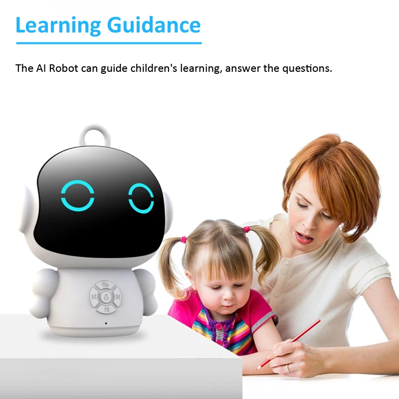 Tuya Smart Life AI Voice Recognition Robot Early Education Toys for Kids Speech Interactive Telling Stories Companion Chatbot - Image 3
