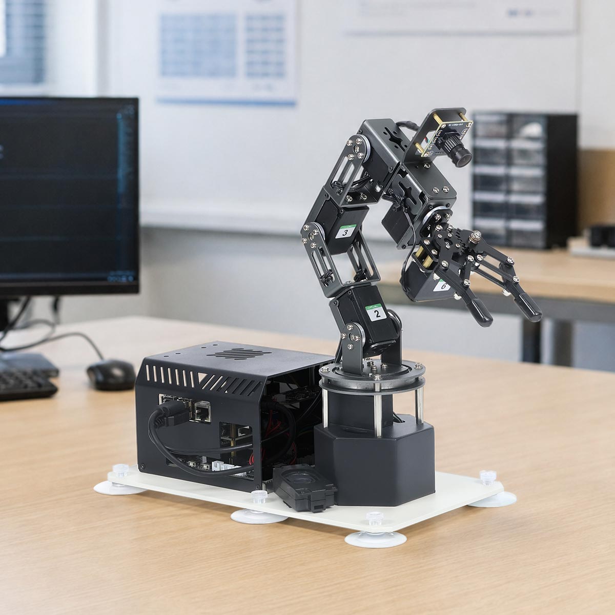 Yahboom DOFBOT Ultra High-Performance AI Robotic Arm Kit Support Python ROS2 MoveIt 3D Depth Vision for Robotics Research - Image 6