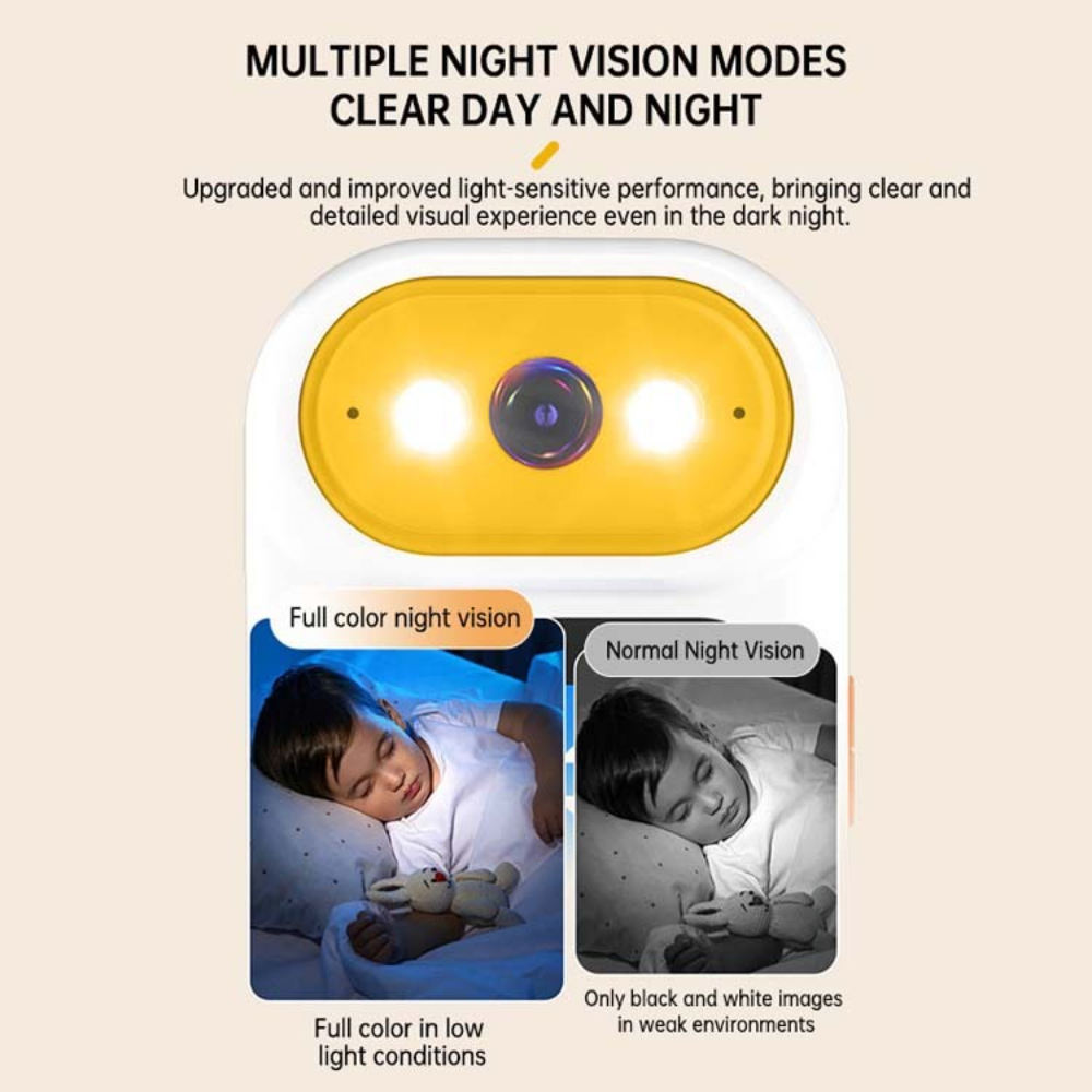 2.8 Inch Screen Wifi Security Camera 360 PTZ 2-Way Video Baby Monitor Night Vision AI Detection Alarm Telecamera Home Webcam - Image 3