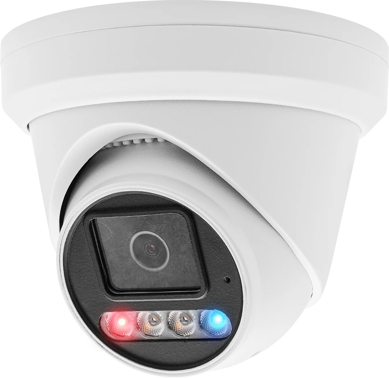 2026 H.265 6MP YCX VCA AI  Security Camera  Dual-light Red & Blue Alarm Two-way Audio POE IP Camera Lights Siren Speaker SD