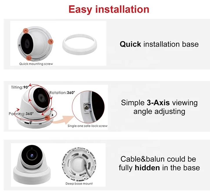 2026 H.265 6MP YCX VCA AI  Security Camera  Dual-light Red & Blue Alarm Two-way Audio POE IP Camera Lights Siren Speaker SD - Image 3